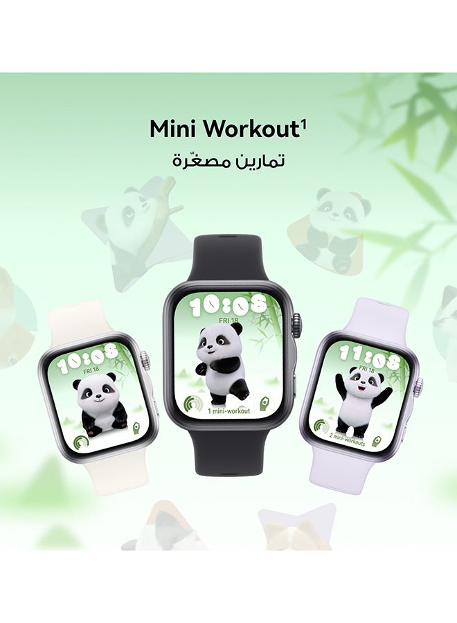 هواوي ساعة ذكية WATCH FIT 5، تمارين مصغرة، تتبع متقدم للنوم والصحة، مراقب رياضي، متوافقة مع iOS وAndroid، عمر بطارية يصل إلى 10 أيام مع سماعات FreeBuds SE 2 مجانية + واجهات ساعة + HUAWEI Health+ - Image 3