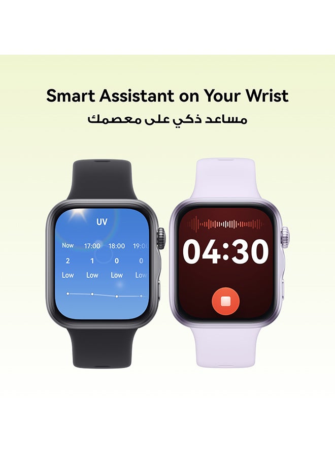 هواوي ساعة ذكية WATCH FIT 5، تمارين مصغرة، تتبع متقدم للنوم والصحة، مراقب رياضي، متوافقة مع iOS وAndroid، عمر بطارية يصل إلى 10 أيام مع سماعات FreeBuds SE 2 مجانية + واجهات ساعة + HUAWEI Health+ - Image 5