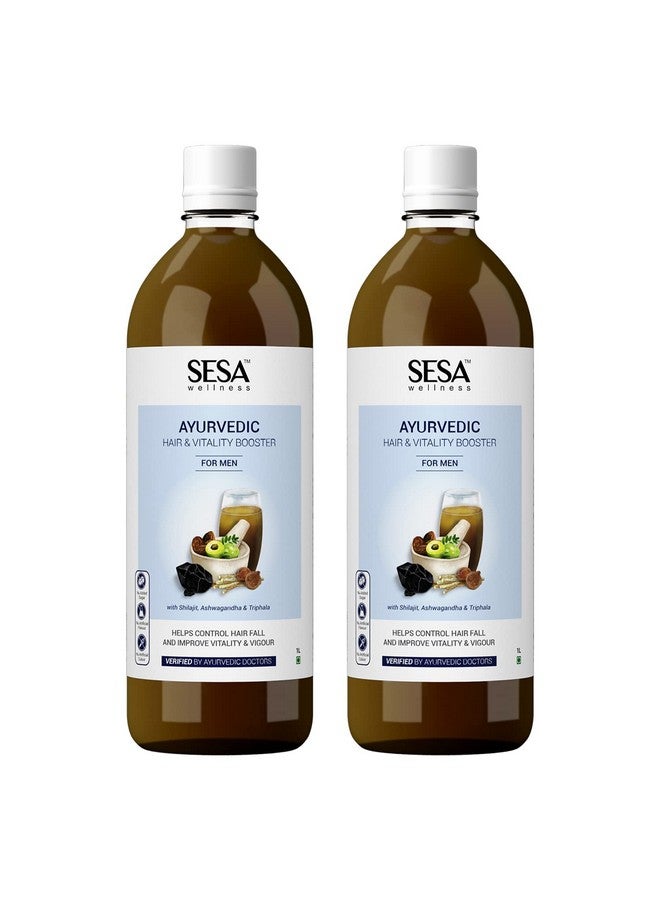 Sesa SESA Ayurvedic Juice for Men with Shilajit, Ashwagandha & Triphala - Pack of 2 - Image 1