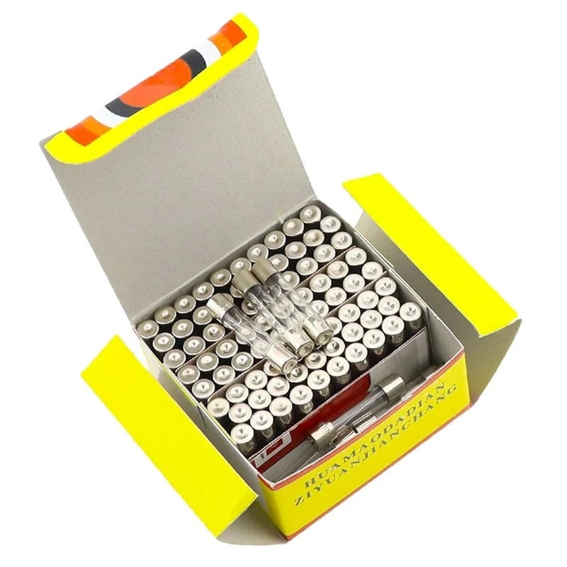 Glass Fuse Tube 6x30mm Fast Fusing 250V 3A 100 Pieces - Image 3