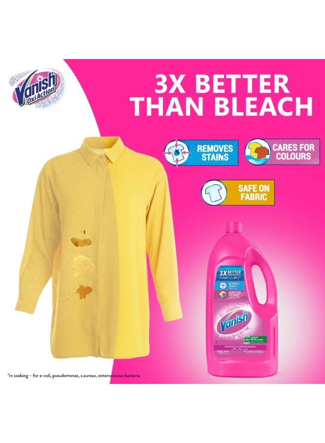 Vanish Laundry Stain Remover Pink Liquid 3L+ 1L 4Liters - Image 5