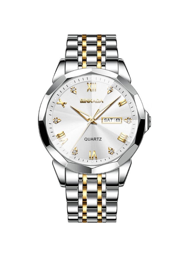 BINKADA Men'S Fully Automatic Mechanical-Style Quartz Watch, Swiss Craftsmanship Brand, Top Ten Father'S Day And Birthday Gift - Image 3