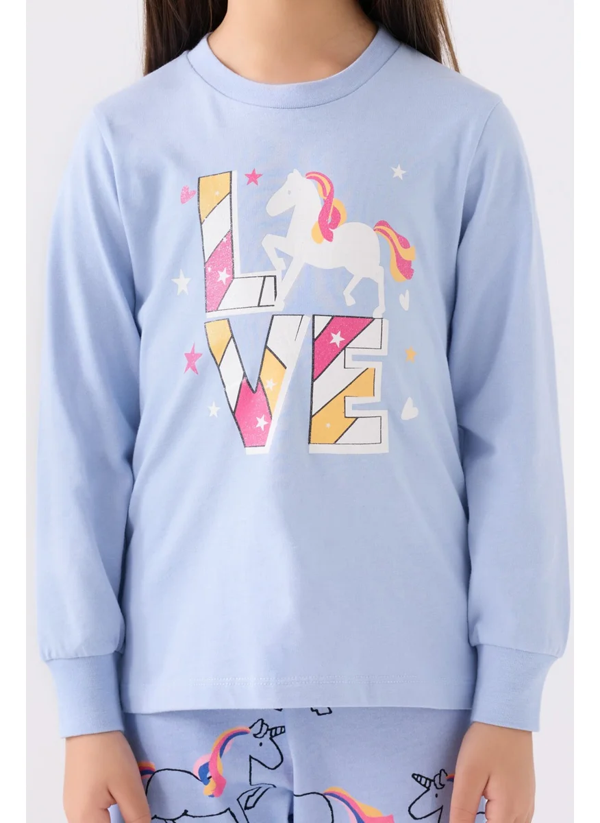 RolyPoly Girls Long Sleeve Pajama Set RP3476 Blue