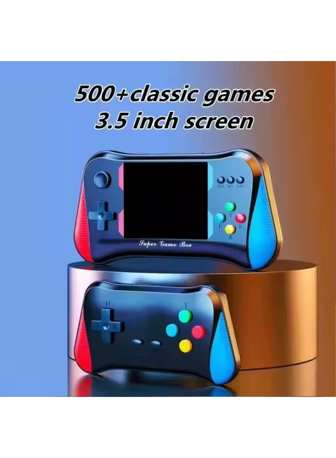 جهاز ألعاب محمول X7M بشاشة 3.5 إنش HD ودعم لاعبين مع توصيل بالتلفاز - Image 3