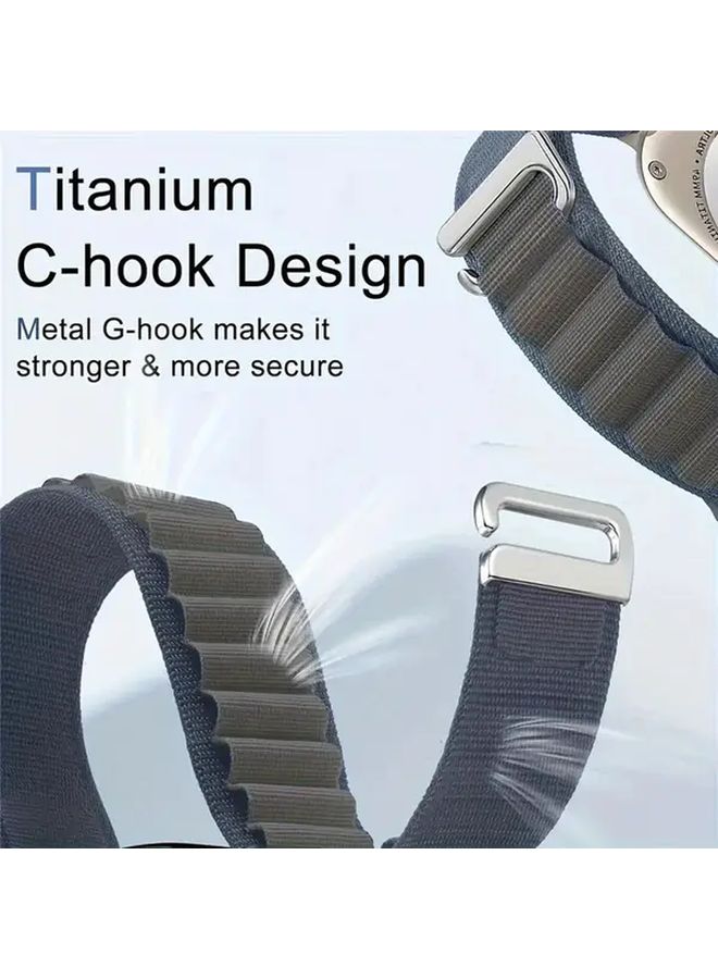 Orange Nylon Loop Strap for iWatch 10 98 Generation 38mm 40mm 41mm Durable Comfortable - Image 5