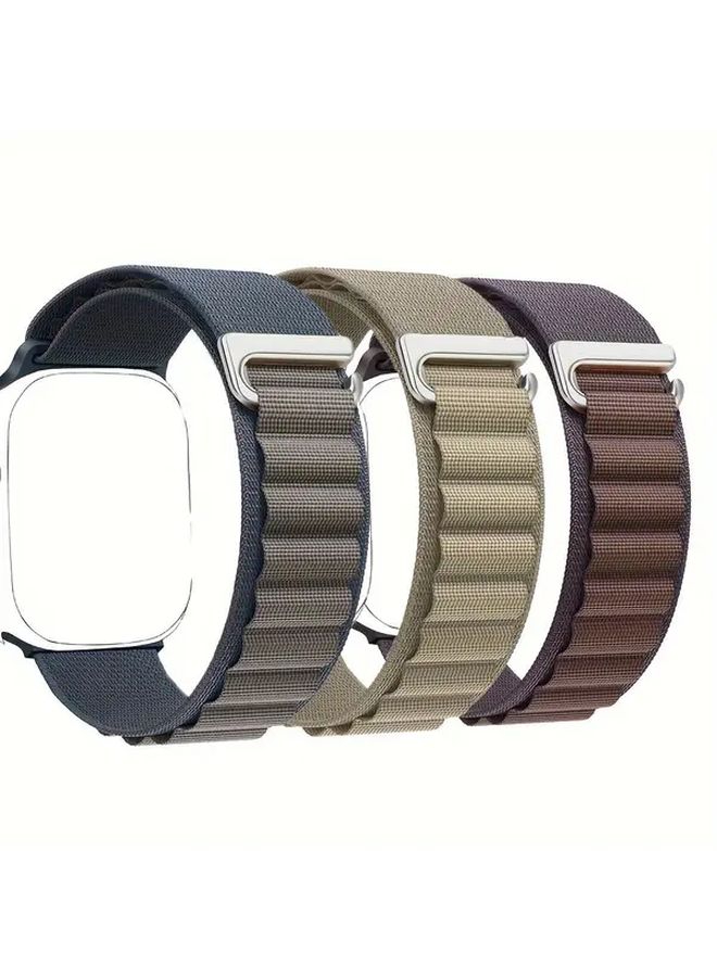 Orange Nylon Loop Strap for iWatch 10 98 Generation 38mm 40mm 41mm Durable Comfortable - Image 1