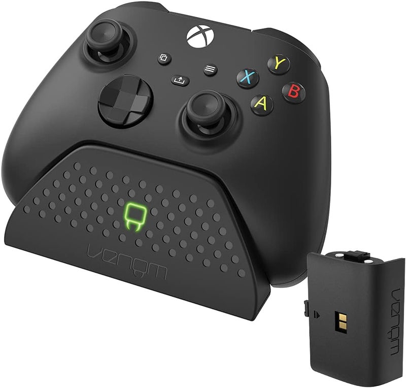 Venom Charging Dock with Rechargeable Battery Pack - Black (Xbox Series X/S) - Image 1