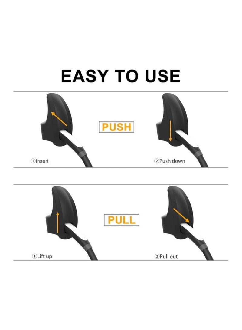 Captaintech Charger Cable Organizer for Tesla Motor Charging Cable Holder, Tesla Charger Organizer Tesla Motors Accessory EV Charging Holder Tesla Cable Storage Compatible with Tesla Model 3/S/Y/X - Image 3