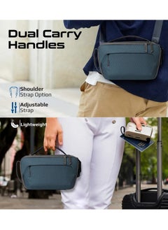 PROMATE Promate Versatile Handbag, Ripstop Nylon Fabric, Includes Leather Magnetic Case and Serpentine Pocket  - Image 4