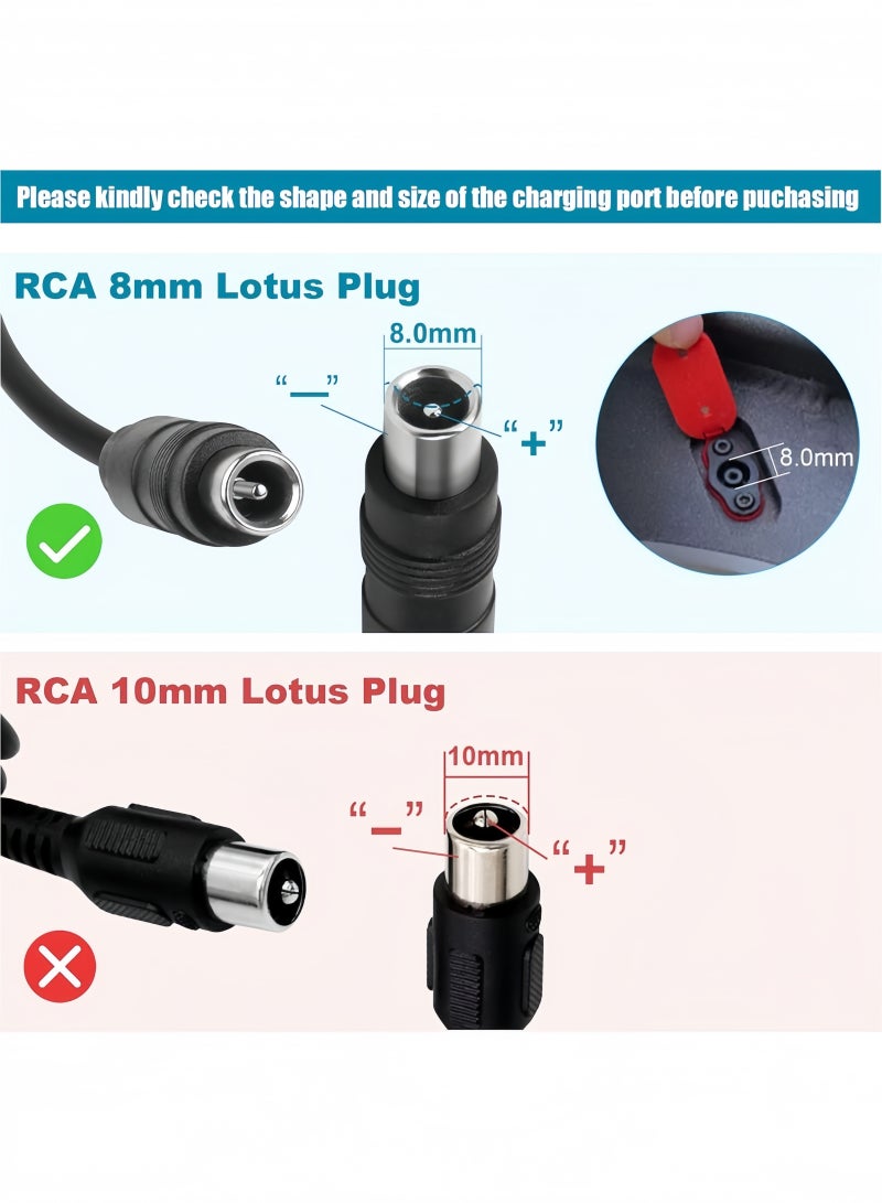 أنغولا باندا شاحن سكوتر كهربائي 42 فولت 2 أمبير ل Xiaomi M365 ، Pro ، Pro 2 ، Mi 3 ، 1s ، Segway Ninebot Scooter G30 ES1 ES2 ES3 ES4 E22E E25E E45E ، شاحن بطارية 36 فولت ل Avo ، الطيور ، الجير ، الدوران ، التخطي - Image 2