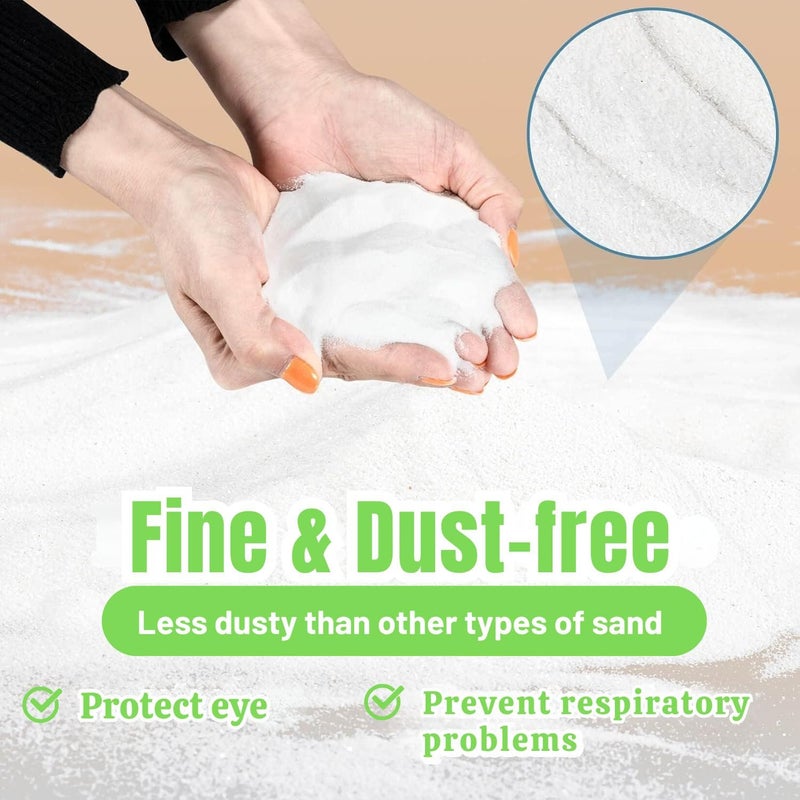 VAYINATO ® 1.2Kg Natural Silica Bath Sand for Hamster | Odor-Control Grooming Sand for Hamsters, Guinea Pigs, Gerbils & Chinchillas | Clean, Safe & Mess-Free Bathing - Image 3