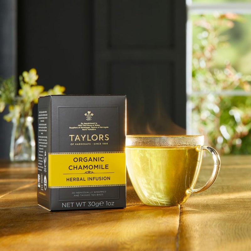 Taylors of Harrogate Organic Chamomile Herbal Tea, 20 Teabags - Image 3