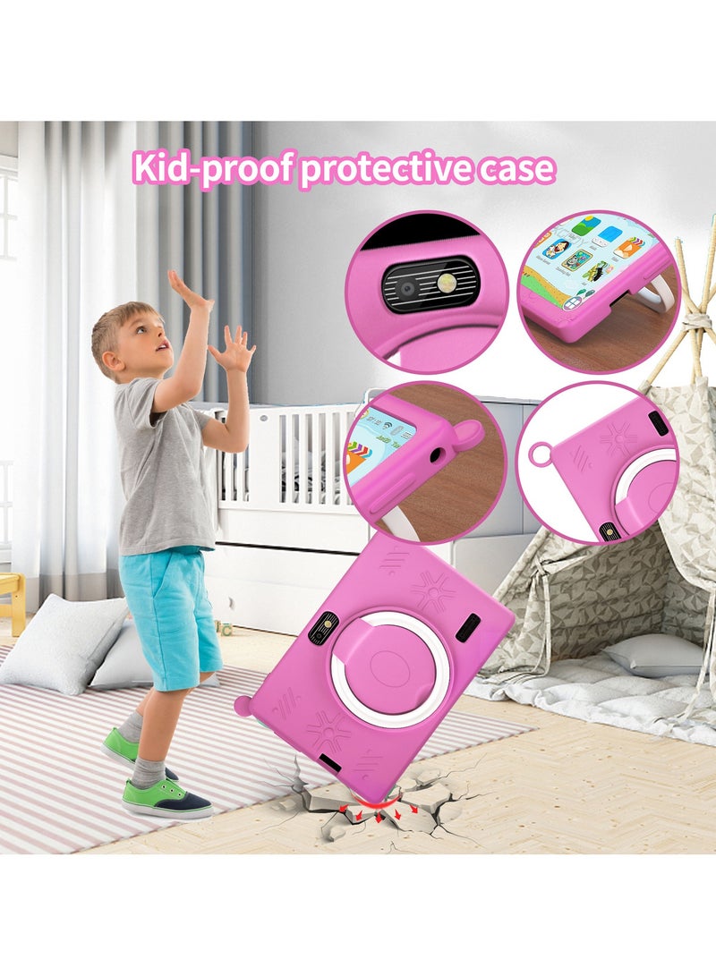 Best K7 Kids Tablet 7-Inch Display, 32GB, 2GB RAM, Wi-Fi, Pink - Image 4