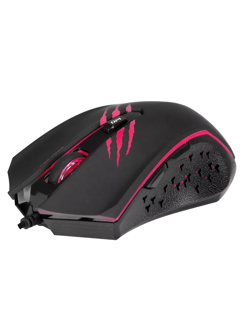Generic - XTRIKE ME GM-203 Wired Gaming Mouse 3600 DPI Optical Sensor 7 Backlight Colors Programmable Gaming Design-BLACK - Image 1