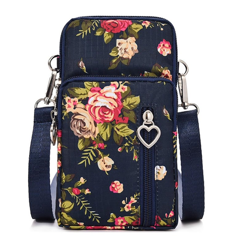 JANKS Small Crossbody Bags for Women Mini Cell Phone Purses with Crossbody Strap Phone Wallet Shoulder Bag Nylon Arm Bag - Image 1