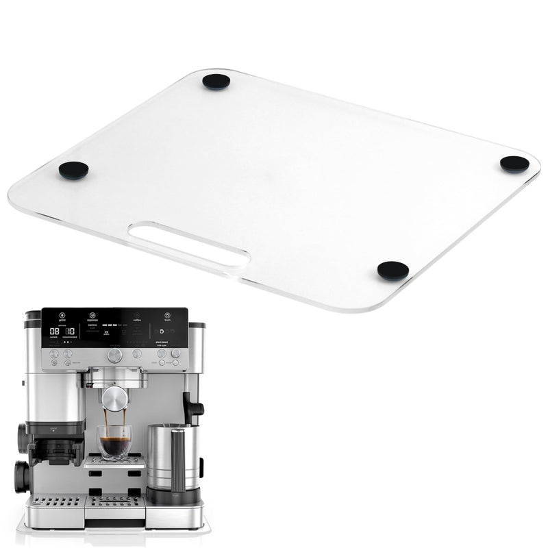 brikinte Appliance Slider Compatible with Ninja Espresso Machine, Transparent Acrylic Sliding Tray for Ninja ES601 ES701 - Image 1