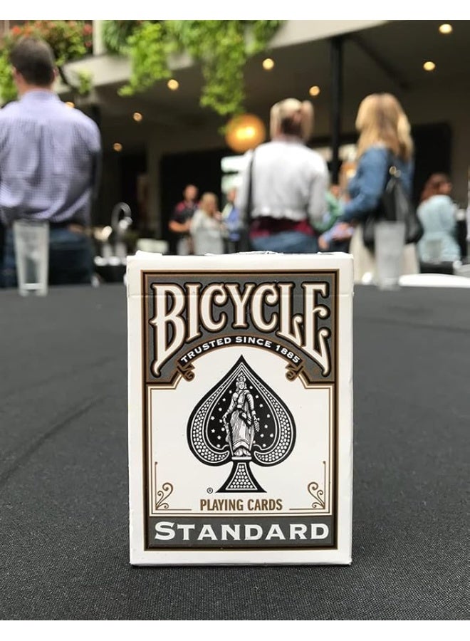 Bicycle Black Playing Cards, Standard Index, 1 Deck - Image 1