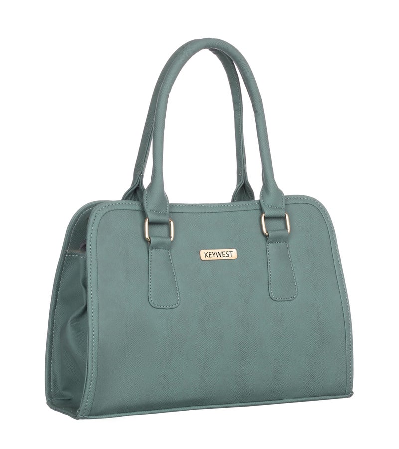 Keywest Women's Valentino Satchel Tote Handbag for Women | Ladies purse | Stylish Shoulder Bag | Gift For Woman | Grey - Image 3