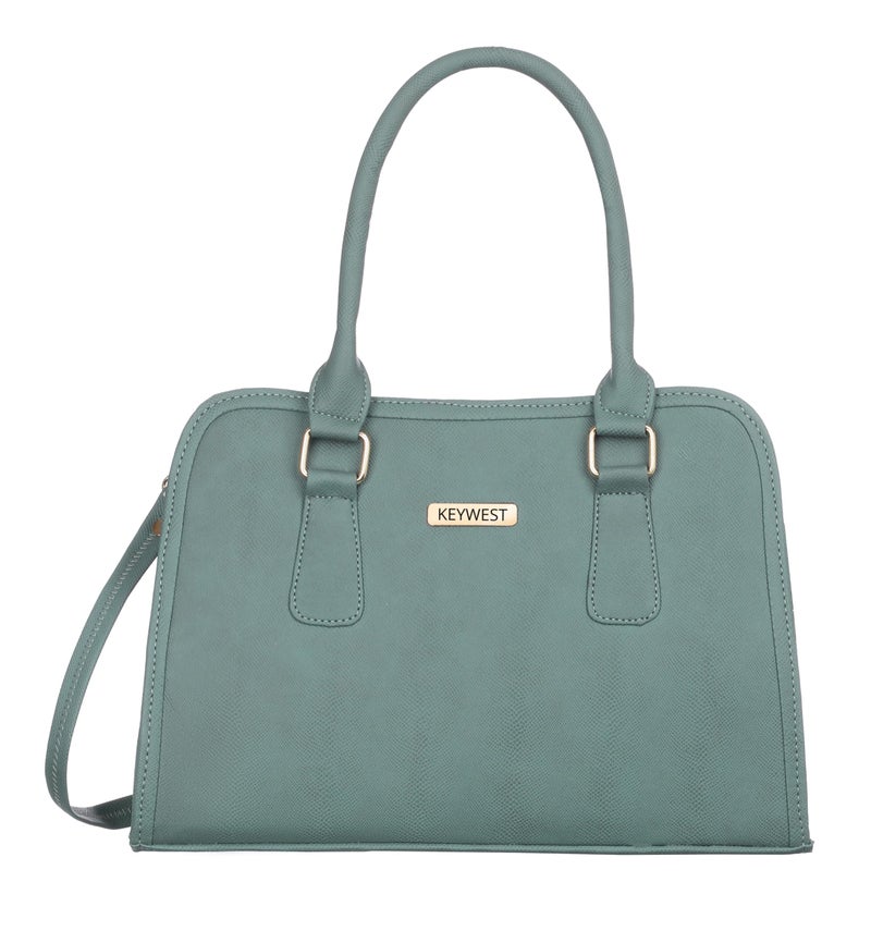 Keywest Women's Valentino Satchel Tote Handbag for Women | Ladies purse | Stylish Shoulder Bag | Gift For Woman | Grey - Image 2