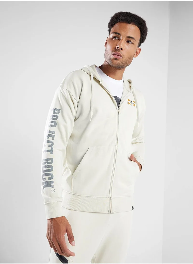 UNDER ARMOUR Project Rock Heavyweight Full Zip Hoodie