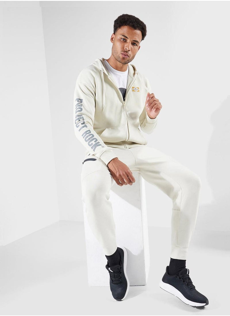 UNDER ARMOUR Project Rock Heavyweight Full Zip Hoodie  - Image 4