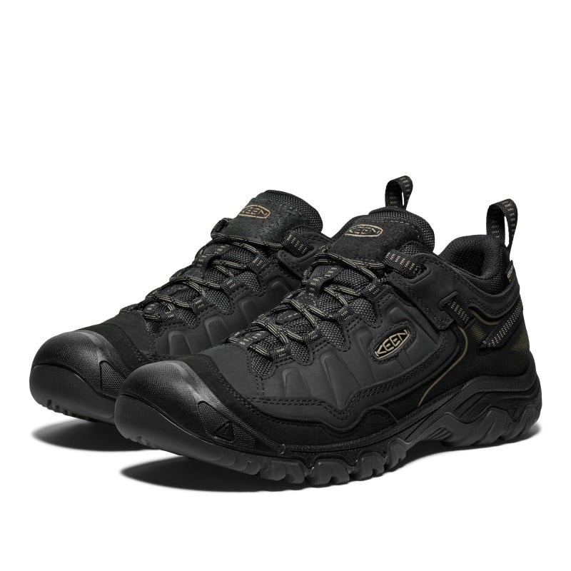 KEEN Men's Targhee 4 Low Height Durable Comfortable Waterproof Hiking Shoes, Triple Black, 11 - Image 4