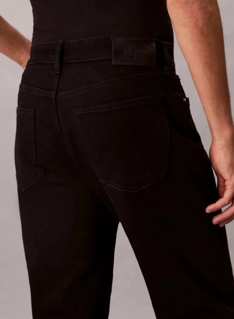 Calvin Klein CK CLASSIC BLACK Slim Tapered Leg Jeans for Men | Best Price UAE
