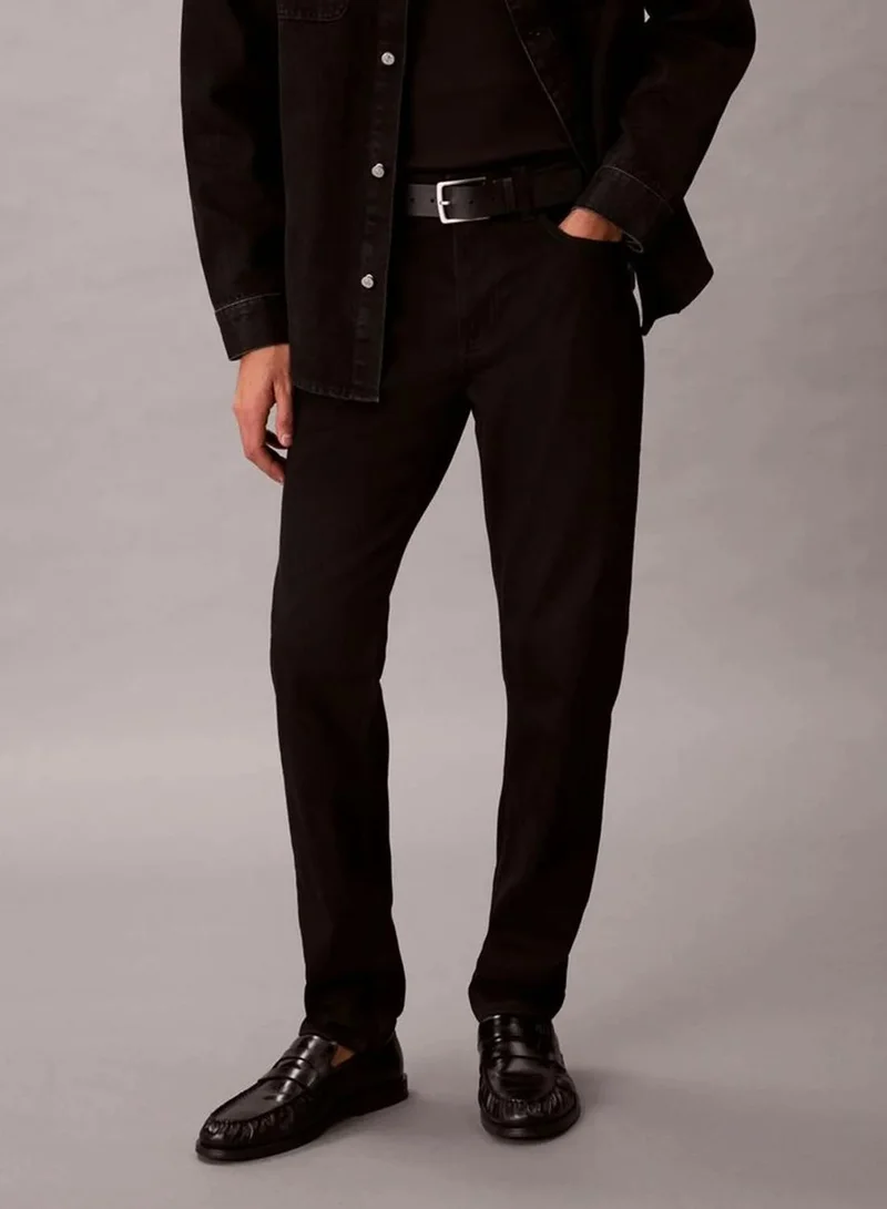 Calvin Klein CK CLASSIC BLACK Slim Tapered Leg Jeans for Men | Best Price UAE