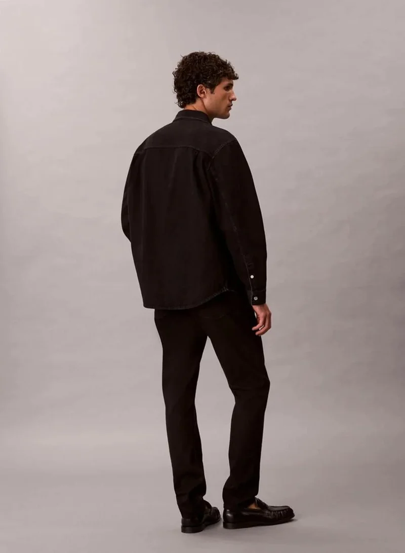 Calvin Klein CK CLASSIC BLACK Slim Tapered Leg Jeans for Men | Best Price UAE