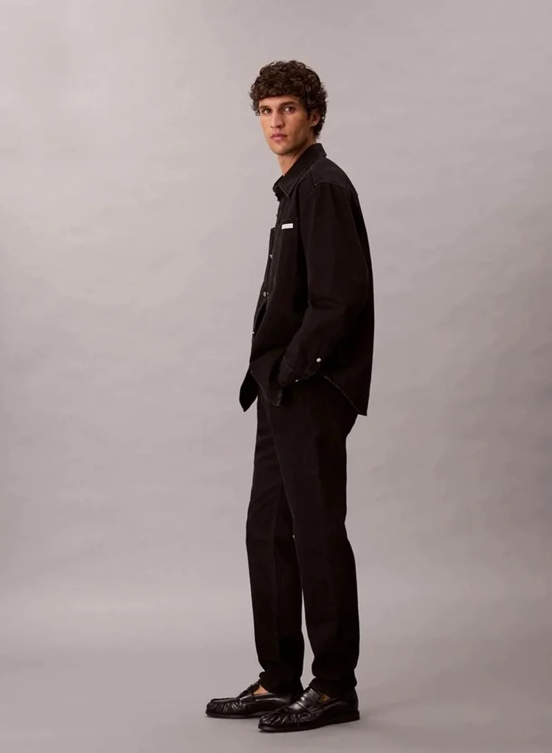 Calvin Klein CK CLASSIC BLACK Slim Tapered Leg Jeans for Men | Best Price UAE