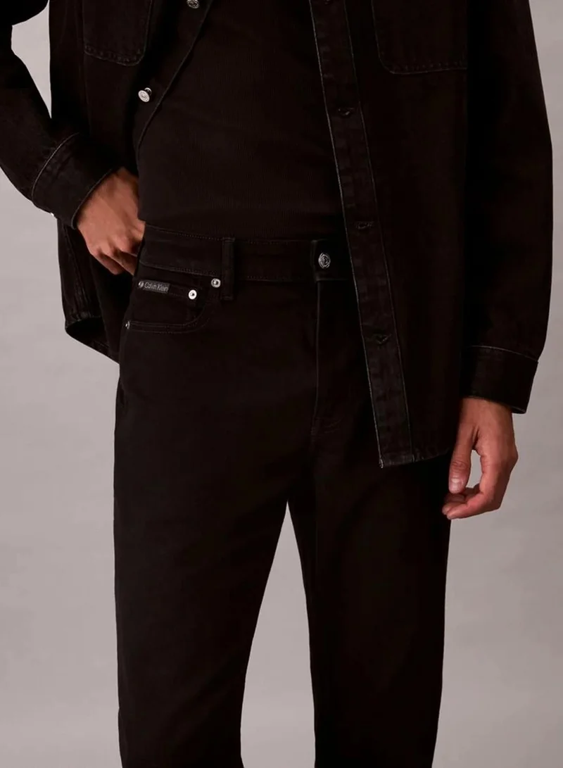 Calvin Klein CK CLASSIC BLACK Slim Tapered Leg Jeans for Men | Best Price UAE