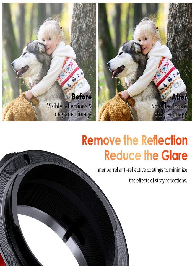 K&F Concept FD to E Mount Lens Mount Adapter for Canon FD FL Mount Lens to E NEX Mount Mirrorless Cameras with Matting Varnish Design for Sony A6000 A6400 A7II A5100 A7 A7RIII - Image 5