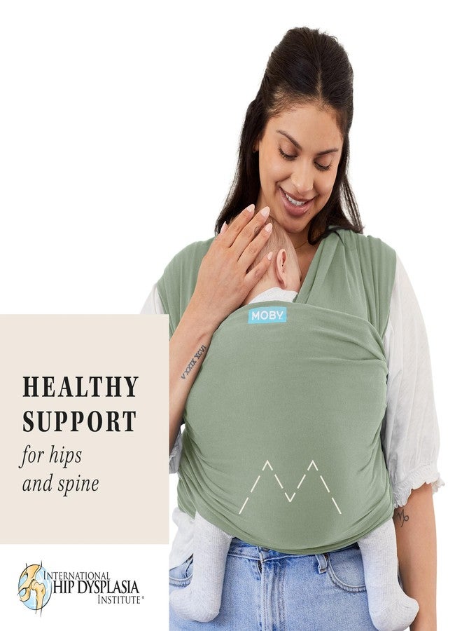 Moby Baby Wrap Carrier Classic for Newborns to Toddlers (8-33lbs), Infant Sling Carrier, Lightweight & Hands Free Design, Adjustable for All Body Types (Pear) - Image 3