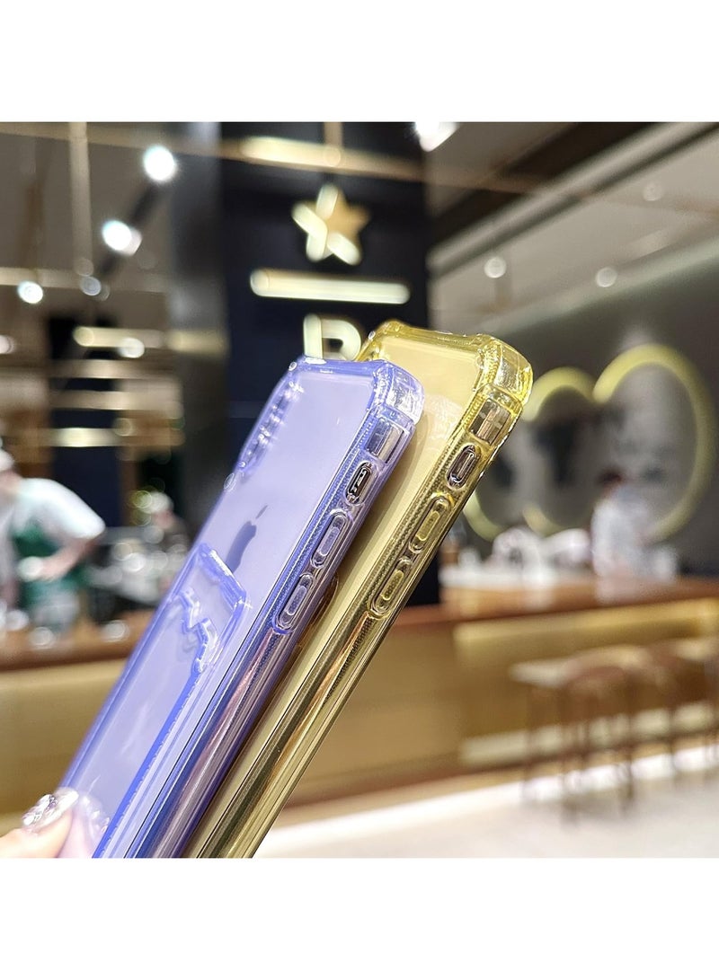 Wallet Phone Case Slim Fit Card Slot Transparent Case Protective Soft Shockproof Case with Card Holder For Iphone Xs Max  - Image 5