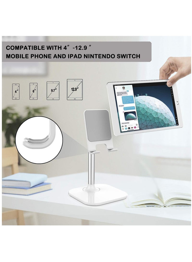 Y&D Cell Phone Stand, Stand for Desk, Sturdy Holder Desk with Adjustable Height Angle - Image 2