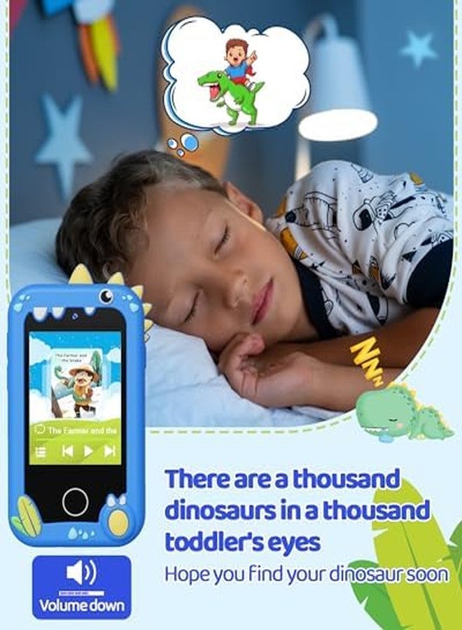 KOKODI Kids Smart Phone Toys, Birthday Gifts Idea Dinosaur Toys for 3 4 5 6 7 8 Year Old Boys, Touchscreen HD Digital Dual Video Camera, Preschool Learning Toy for Kids 3-5 Travel Trip Activity (Blue) - Image 2