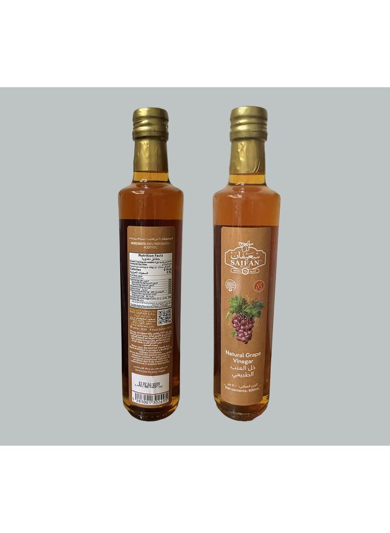 SAIFAN natural Grape Vinegar 500ml | Lebanon