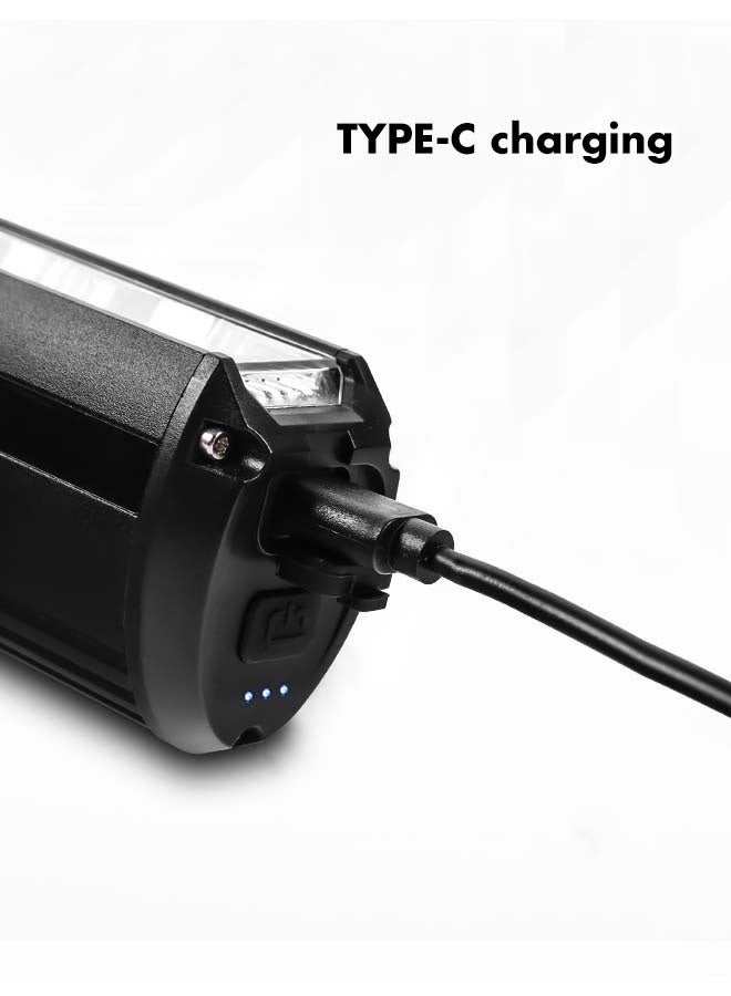 The new bicycle features ultra-bright headlights, night riding type C charging, waterproof long battery life, and switching between cold and warm light - Image 3