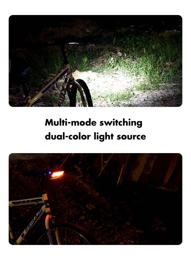 The new bicycle features ultra-bright headlights, night riding type C charging, waterproof long battery life, and switching between cold and warm light - Image 4