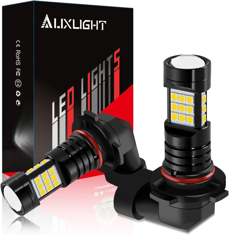 AUXLIGHT H10 LED Fog Light Bulbs - 2400 Lumens Golden Yellow - Image 1