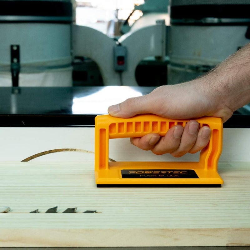 POWERTEC Push Stick & Push Block Set - 5 Piece Ergonomic Safety Kit for Woodworking - Image 5