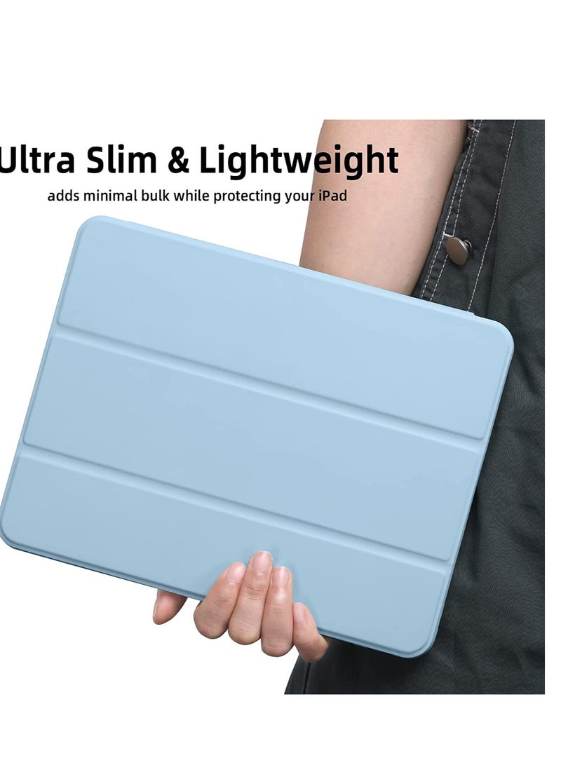 Mufaens iPad 10Th 10.9 Inch 2022 Model 10th Generation Slim Stand Hard Back Shell Cover with Auto Wake/Sleep Sky Blue - Image 5