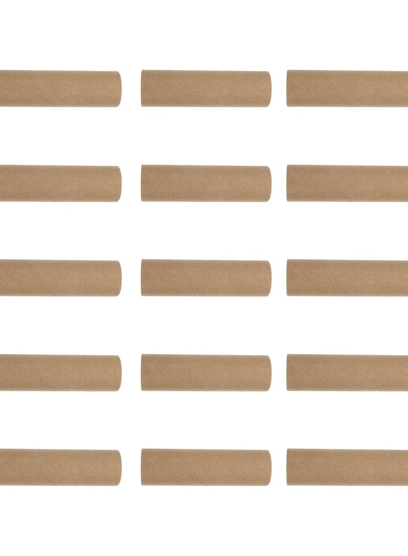 جي جوت أنبوب من الورق المقوى المستدير، 15 قطعة من أنابيب الورق المقوى، لفائف حرفية بكميات كبيرة، أنابيب لف ورق سميك، أنابيب ورقية، أنابيب ورق كرافت للأطفال، حرف فنية يدوية، أنبوب كرتون صغير - Image 3