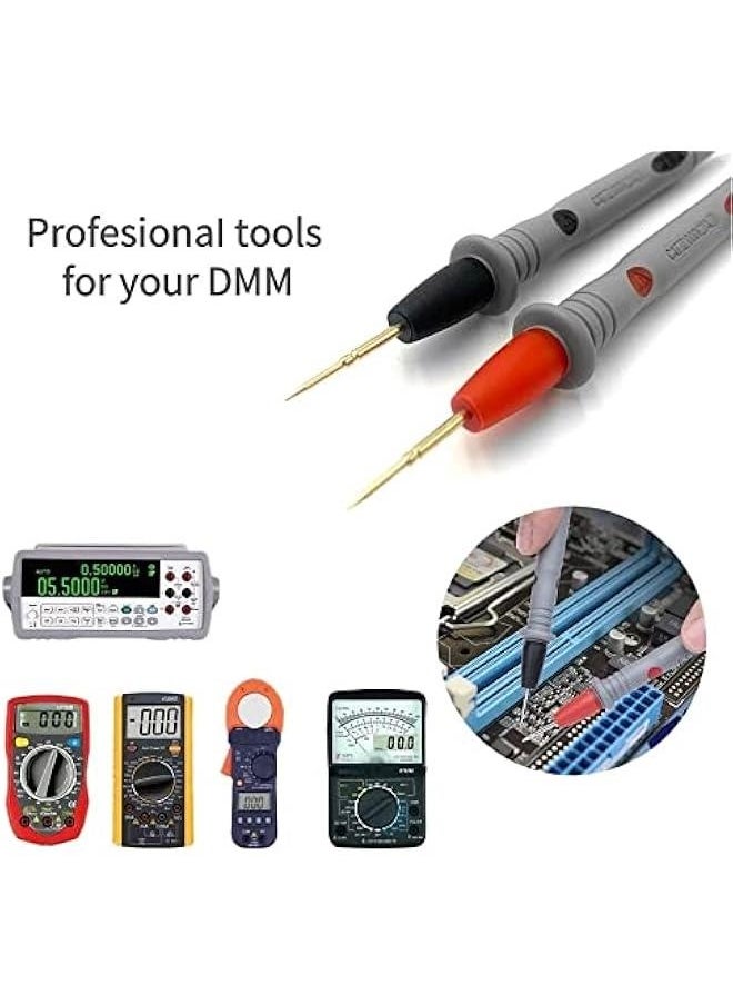 ماركة غير محددة أسلاك اختبار الملتيمتر الكابل العالمي AC DC 1000V 20A 10A CAT III مجسات قياس قلم لاختبار الملتيمتر نصائح الأسلاك  - Image 3