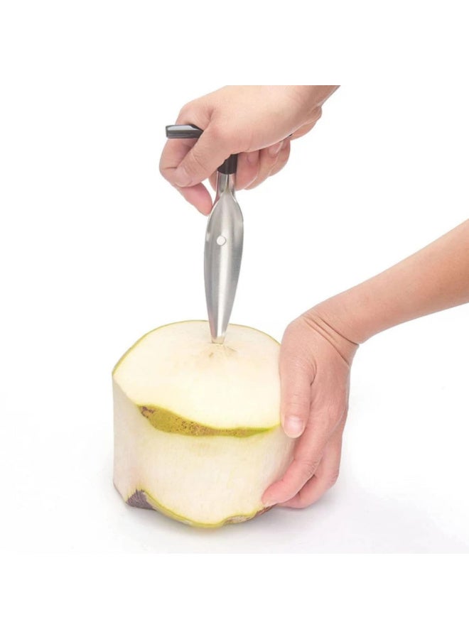 1 قطعة فتاحة جوز الهند مثقاب فاكهة من الفولاذ المقاوم للصدأ فتاحة علب جوز الهند أدوات المطبخ أدوات صغيرة أدوات الطهي المنزلية أدوات البار - Image 4