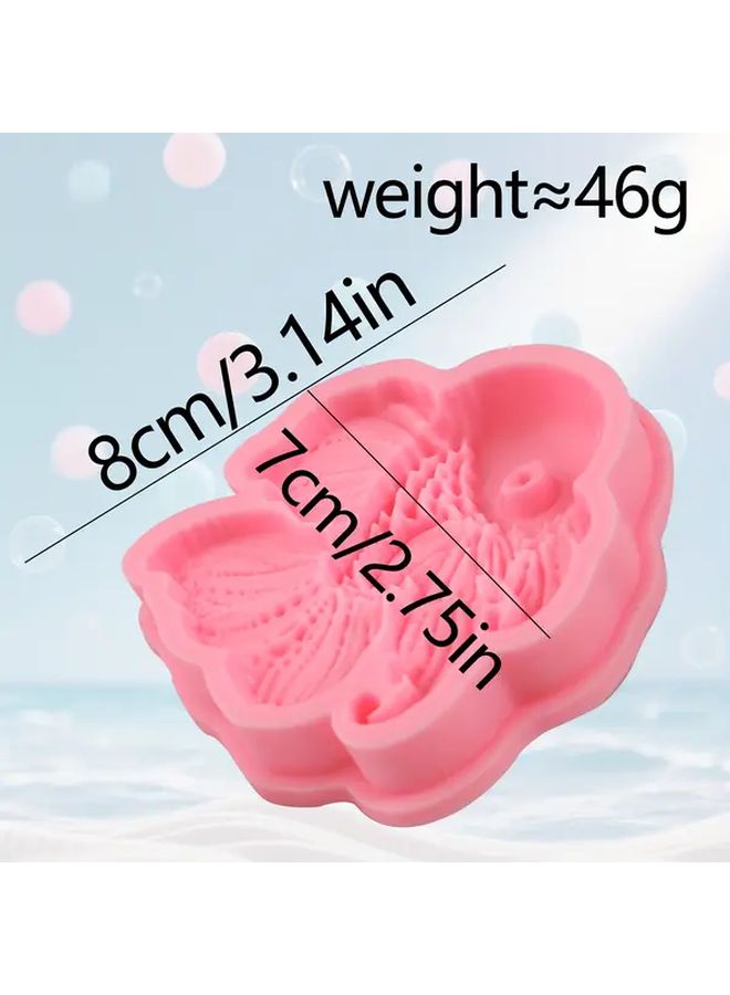 Ocean Series Silicone Baking Mold Y-284 Cute Cartoon Fish Fondant Mold - Image 3