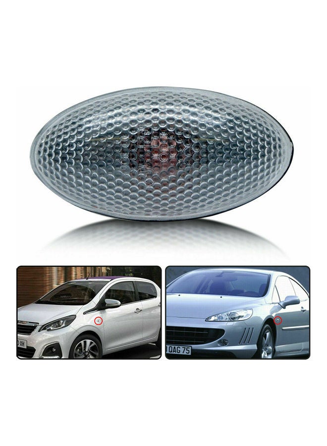 Loquat Side Light Repeater Indicator Lamp Compatible With Peugeot 206 407 307 - Image 3
