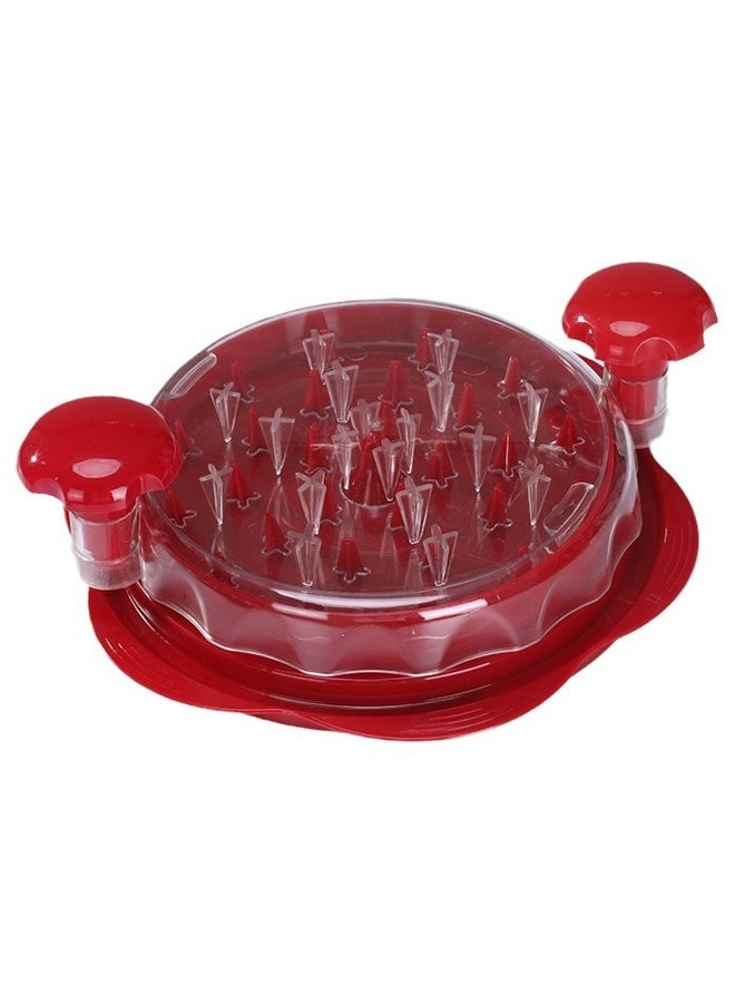 HOMESTAR Chicken Shredder Large Chicken Breast Shredder Tool Twist with Brush&Fork, Visible Meat Shredder Machine, Anti-Slip Strip, Ergonomic Handle, BPA Free, Suitable for Pork Beef Chicken - Image 2