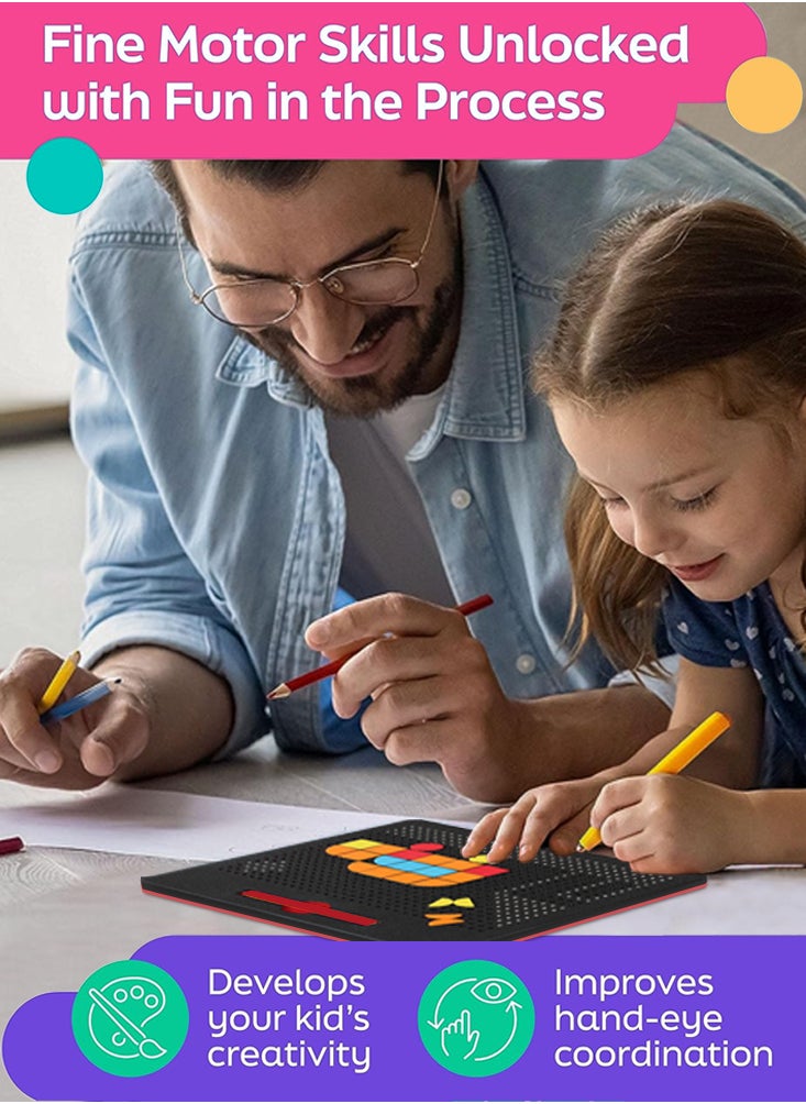Perfii Portable and Travel Friendly Educational Drawing Board - Mess Free, Easy to Use and a Perfect Gift for Kids for Enhanced Learning, Creativity and Skills  - Image 5