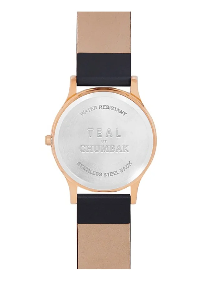 Chumbak TEAL BY CHUMBAK Folksy Owl Wrist Watch - Black